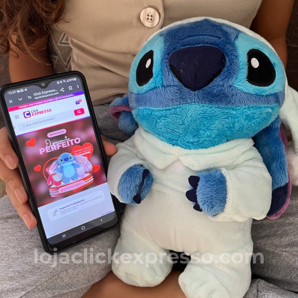 Pelúcia Stitch Pijaminha